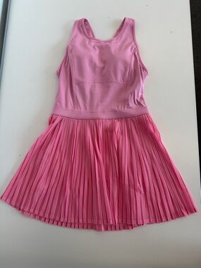 Wilson Pink Pleated Tank tennis Dress